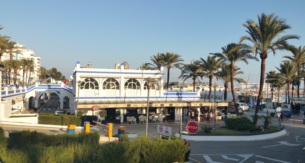 The marina in Estepona