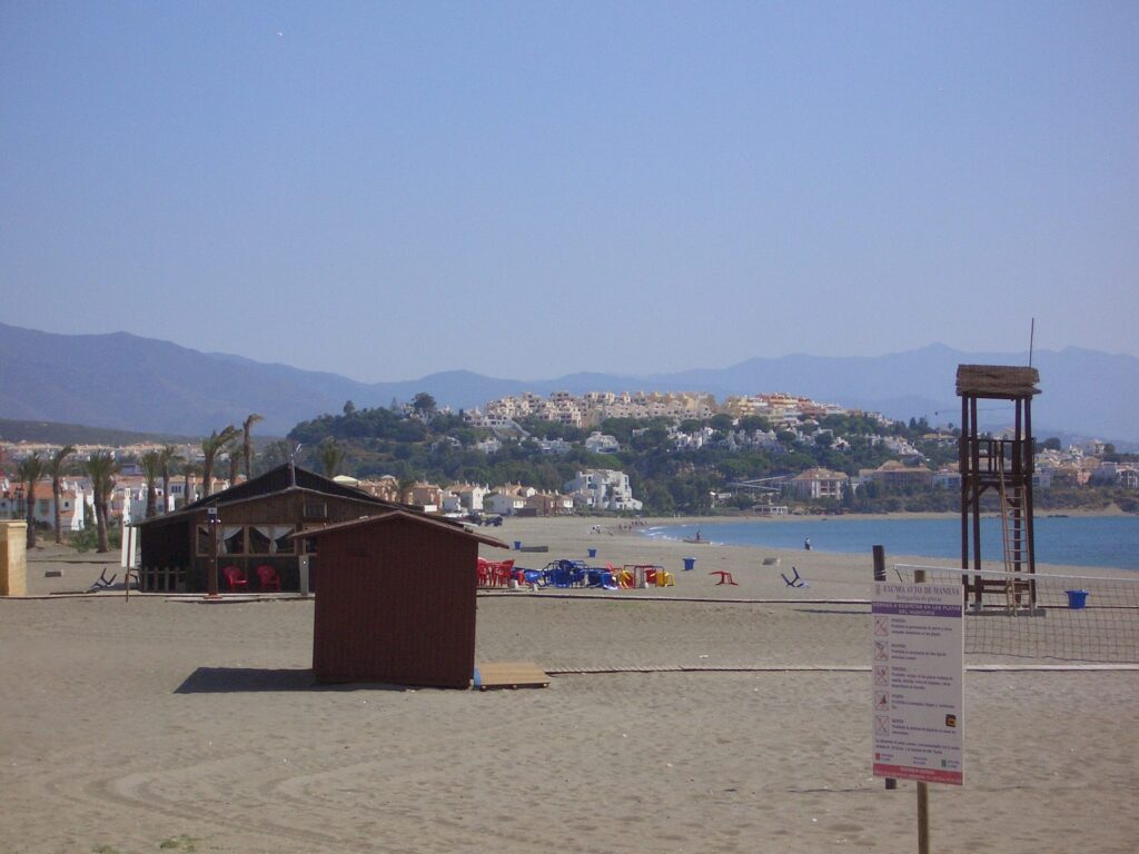 The beach at San Luis de Sabinillas