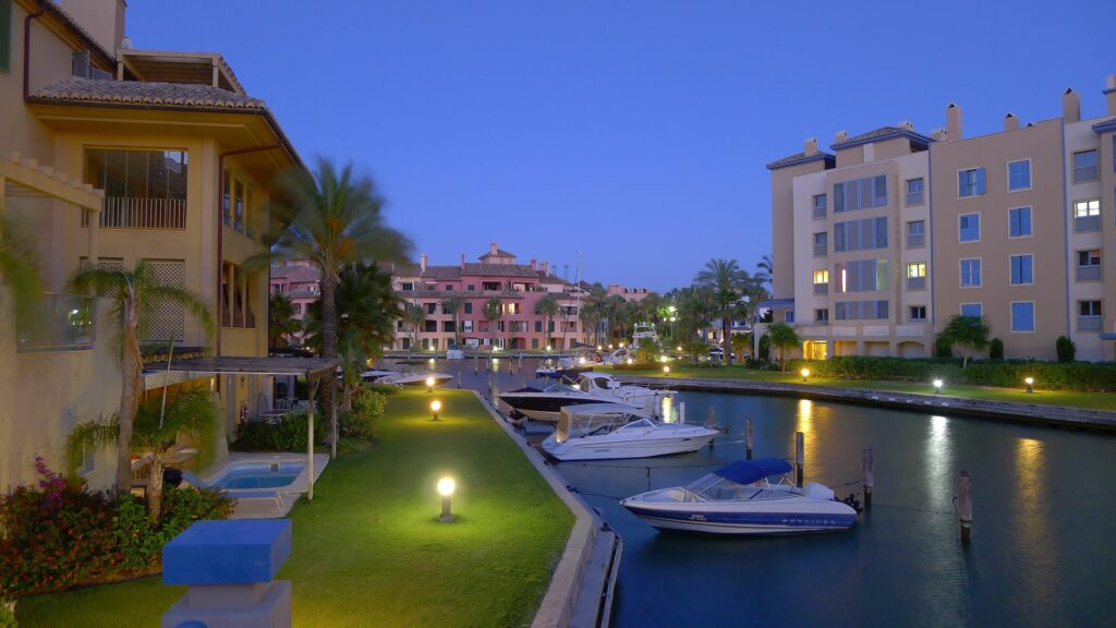 The marina in Sotogrande