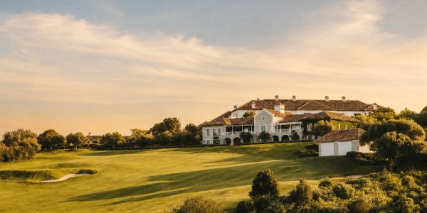Golf course and clubhouse in Casares, Costa del Sol